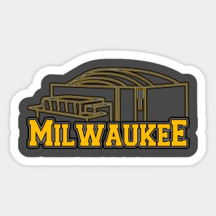 Milwaukee Arena Outline Sticker